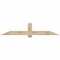 Ekena Millwork Eugene Rough Sawn Timber Gable Bracket, Douglas Fir, 84"W x 17"H x 2"D x 6"F, 5/12 Pitch GBW084X17X0206EUG00RDF - alternate 1